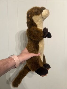 Fiesta Brown and Cream Plush Otter Toy Stuffie